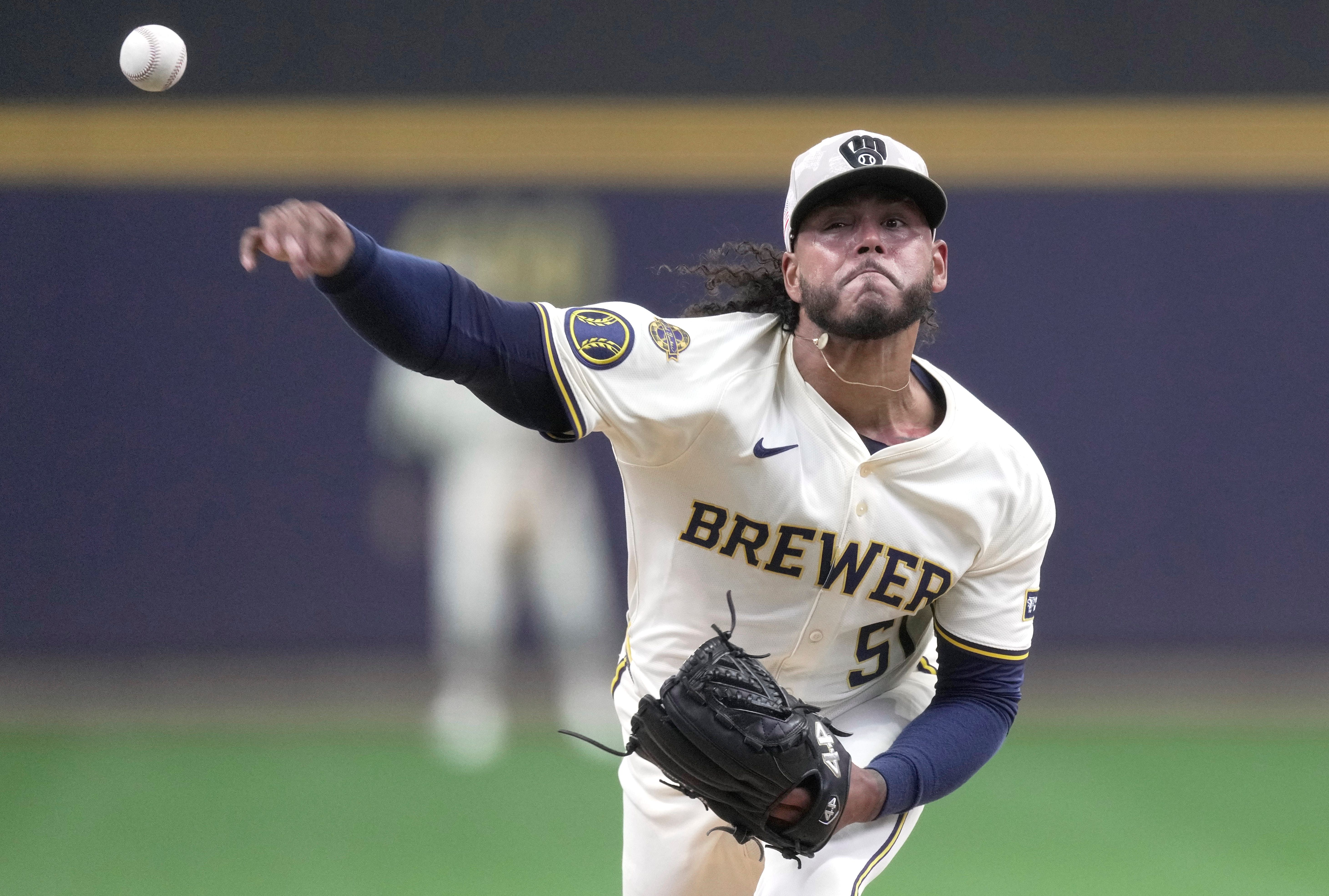 Freddy Peralta might rack up over 6 K’s tonight - Source: Imagn